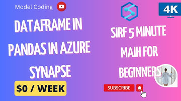 Dataframe in Pandas | Pandas to read/write Azure Data Lake Storage Gen2 data  in Azure Synapse #25
