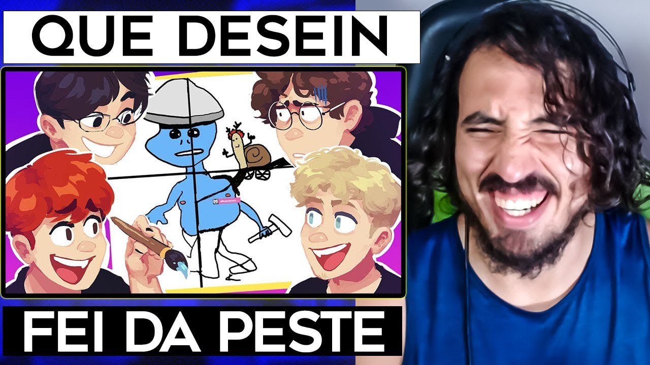 DESENHOS QUE DERAM ERRADO (ft. Kkoch, Tiba e Elkay) - Scottonauta | Leozin REACT