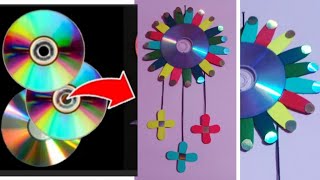 DIY Waste CD Craft || CD Wall Hanging easy || Old CD Craft At home ||