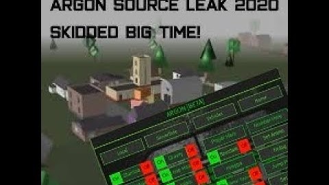[FREE] ARGON SOURCE LEAK! (100% SKIDDED) [APOCALYPSE RISING FREE EXPLOIT MAY 2020]
