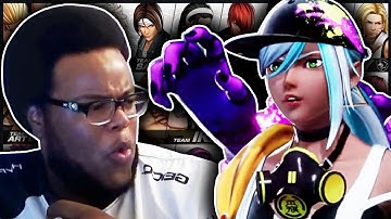 THIS NEW FIGHTING GAME LOOKS INSANE!! (Reacting to King of Fighters XV)