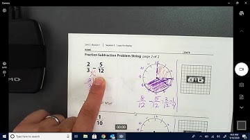 Unit 2 Module 1 Session 5: Problem String-Fraction Subtraction