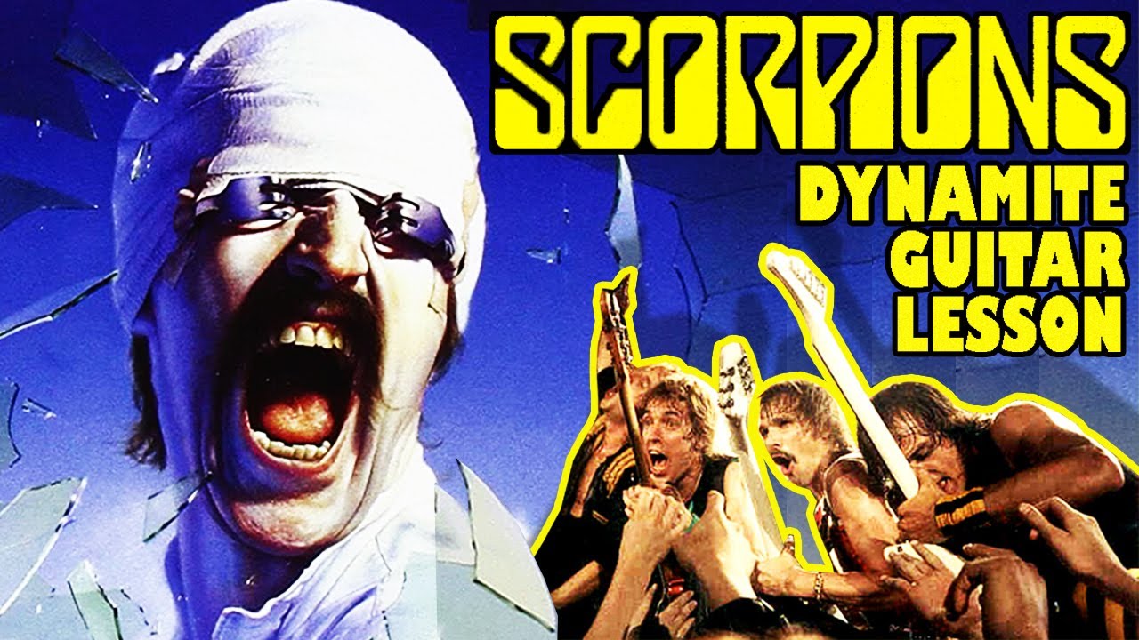 SCORPIONS: Dynamite Guitar Lesson (Standard Tuning)