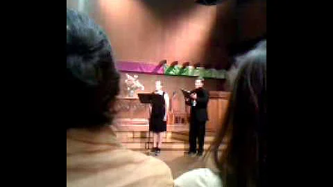 Gianna's recital with Koert
