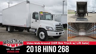 Pre-owned 2018 HINO 268 Commercial Box Truck