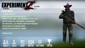 Gameplay of ExperimentZ Remake V9 (link in description🤰)