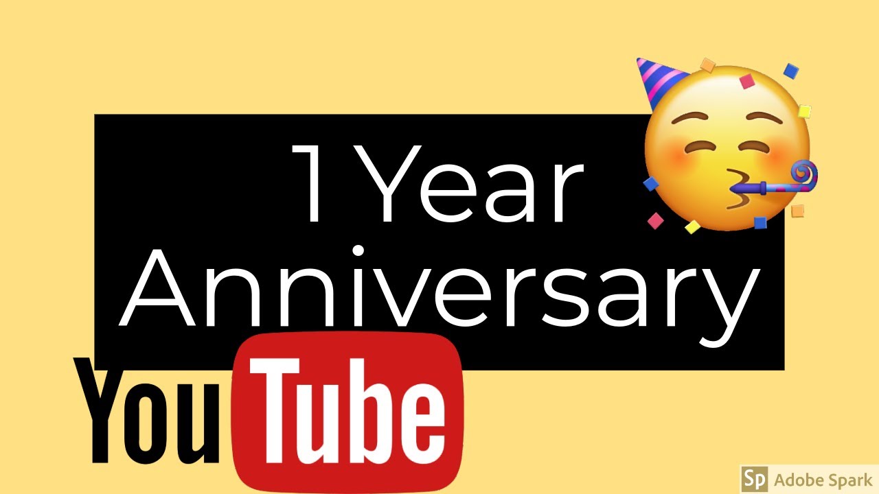 My 1 Year anniversary for my channel! - YouTube