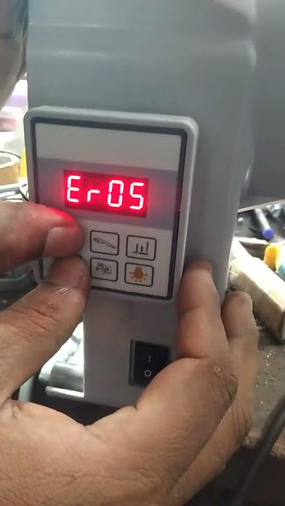 Singer Sewing machine 141G -20CEA ,How to solve error -5 ,