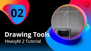 2 | Learn our smart basics easily : Drawing Tools | HeavyM 2 Tutorial by HeavyM Software 10,512 views 2 years ago 5 minutes, 42 seconds