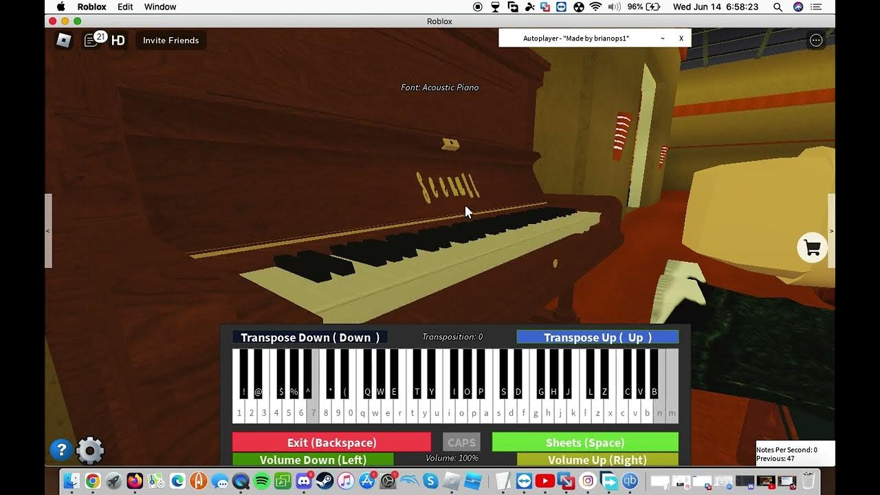 Rush E 2 Roblox Piano Autoplay Cover YouTube