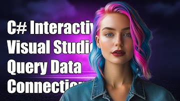 Using C# Interactive in Visual Studio 2017 to Query Data Connections