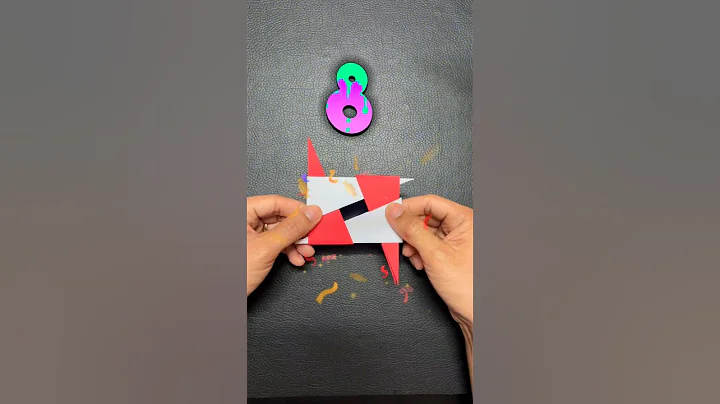 Super Easy Origami Ninja Star 🌟 [SHURIKEN] #origami #ninjastar #shuriken