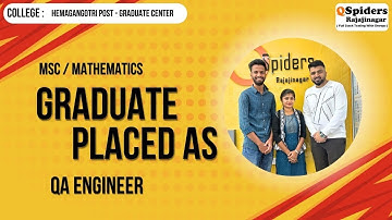 Student Placement Story as Content QA ENGINEER | QSpiders | Rajajinagar