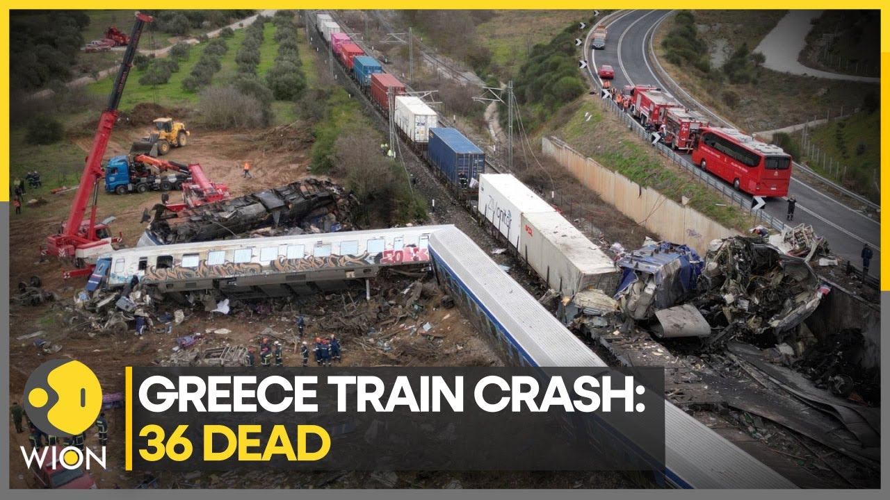 Train crash in Greece – at least 36 killed in head-on collision | Latest English News | WION