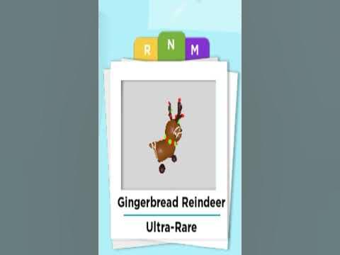 Gingerbread Reindeer Neon & Mega Neon in Adopt me #shorts - YouTube