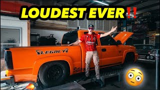 BEST NEW EXHAUST SETUP ON A SILVERADO!! | TUNE DAY (CRAZY LOUD!!!)