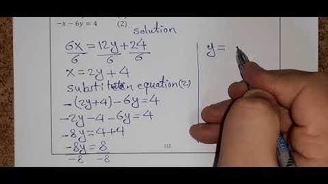 5.1 System of linear equations