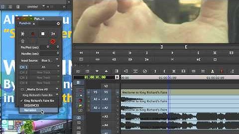 Avid  - Recording Narration in the CJN Media Lab