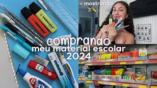 Thumbnail for comprando meu material escolar 2024📚 + mostrando :)