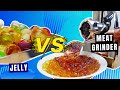 EXPERIMENT JELLY VS MEAT GRINDER