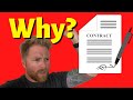 CONFESSION:  I HATE Contracts!!!