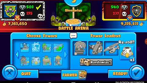 BTD Battles| bloonarius swamp vs SimpleX