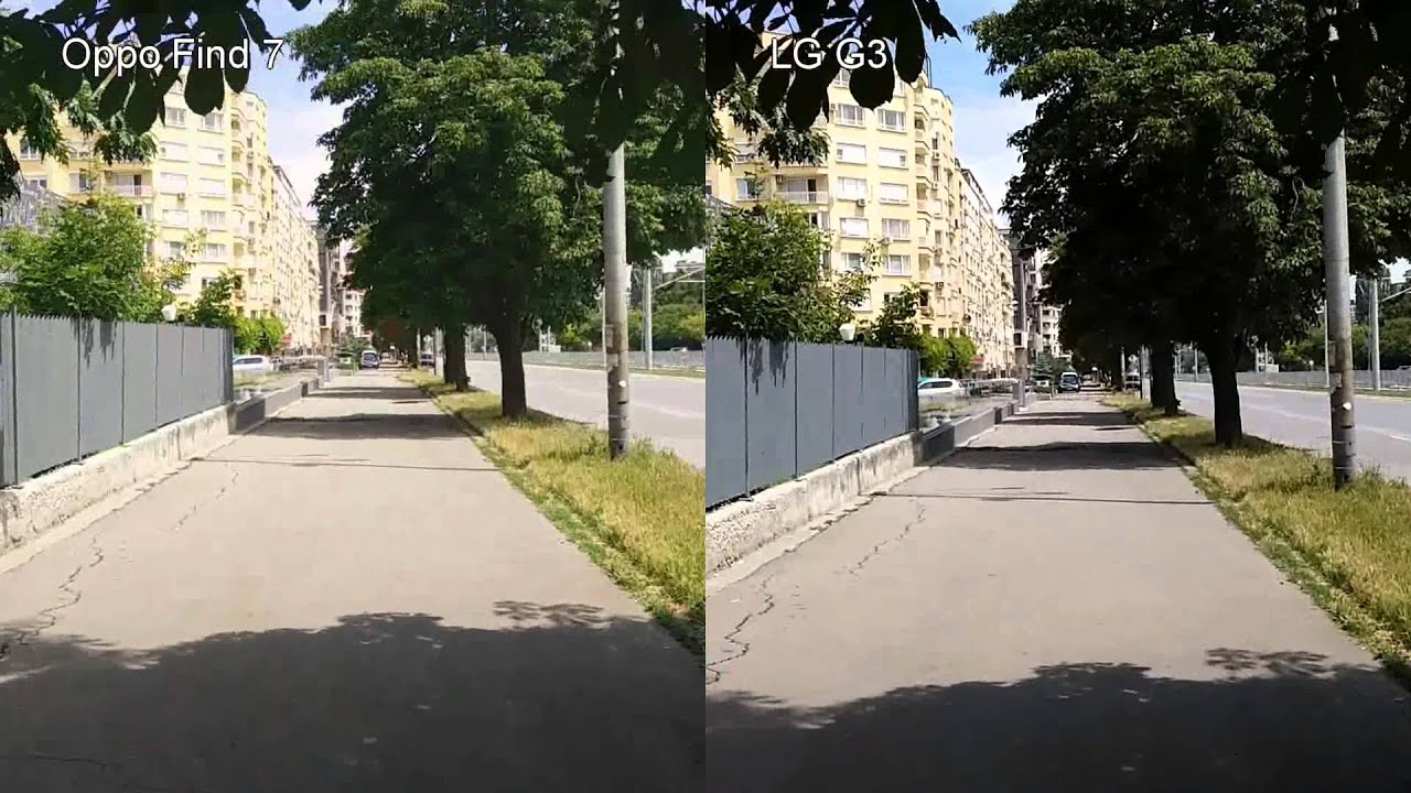 LG G3 vs Oppo Find 7 stabilization comparison preview shoes