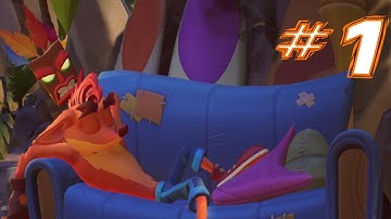 CRASH BANDICOOT 4: ITS ABOUT TIME Walkthrough Gameplay Part 1 - INTRO (PS4 Pro)