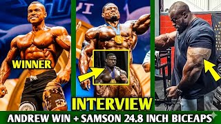 Andrew jacked Interview After Win Arnold uk 2026 | Samson dauda Biceaps Size | Vitor Chaves  Details