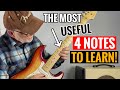 Lead guitar  best 4 notes to learn