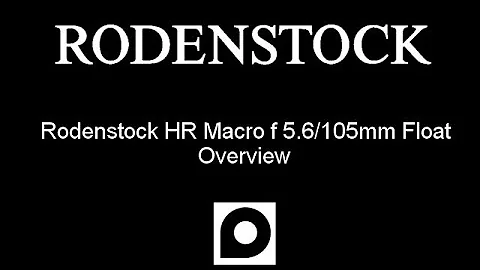 Rodenstock HR f5.6 105mm Macro Float