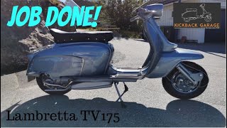 The last episode of the #lambretta #TV175 rebuild.