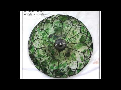 Plafoniere Tiffany : Lampade tiffany da parete plafoniere youtube