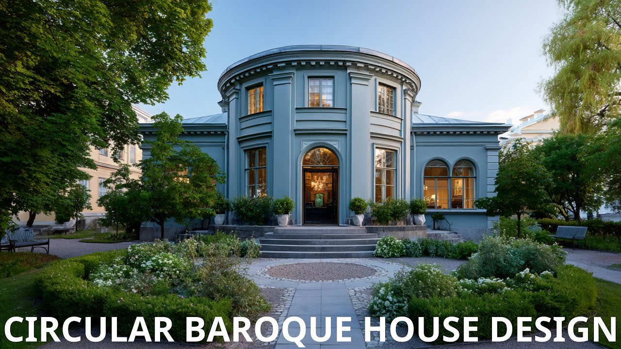 Luxury Baroque House Design | Why This Circular Floor Plan Feels Like a Palace