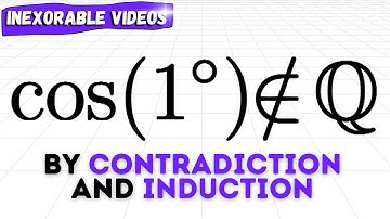 Proof cos(1°) is Irrational - Great Exercise to Revise Contradiction and Induction
