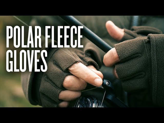 Gants Polaires Trakker Polar Fleece Gloves Pour Pêche De La Carpe