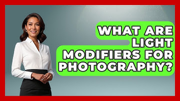 What Are Light Modifiers For Photography? - Image Review Studio