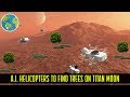 Sending Helicopters to find Trees on Titan