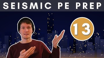PE Seismic Example Problem - 13 #structuralengineering #civilengineering #engineering
