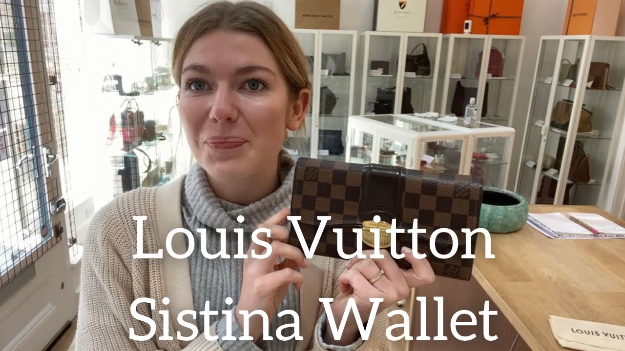 Louis Vuitton Damier Canvas Sistina Portefeuille Wallet - Yoogi's Closet