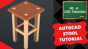 3D AutoCAD Stool Tutorial