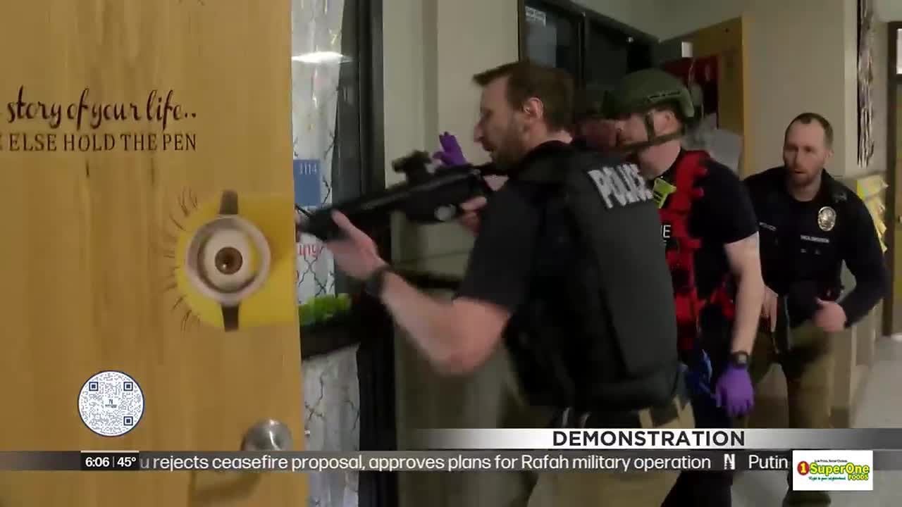 Superior police hold active shooter training on empty high school ...