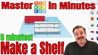 Simple Steps for a Slick Shelf | Master Tinkercad in Minutes