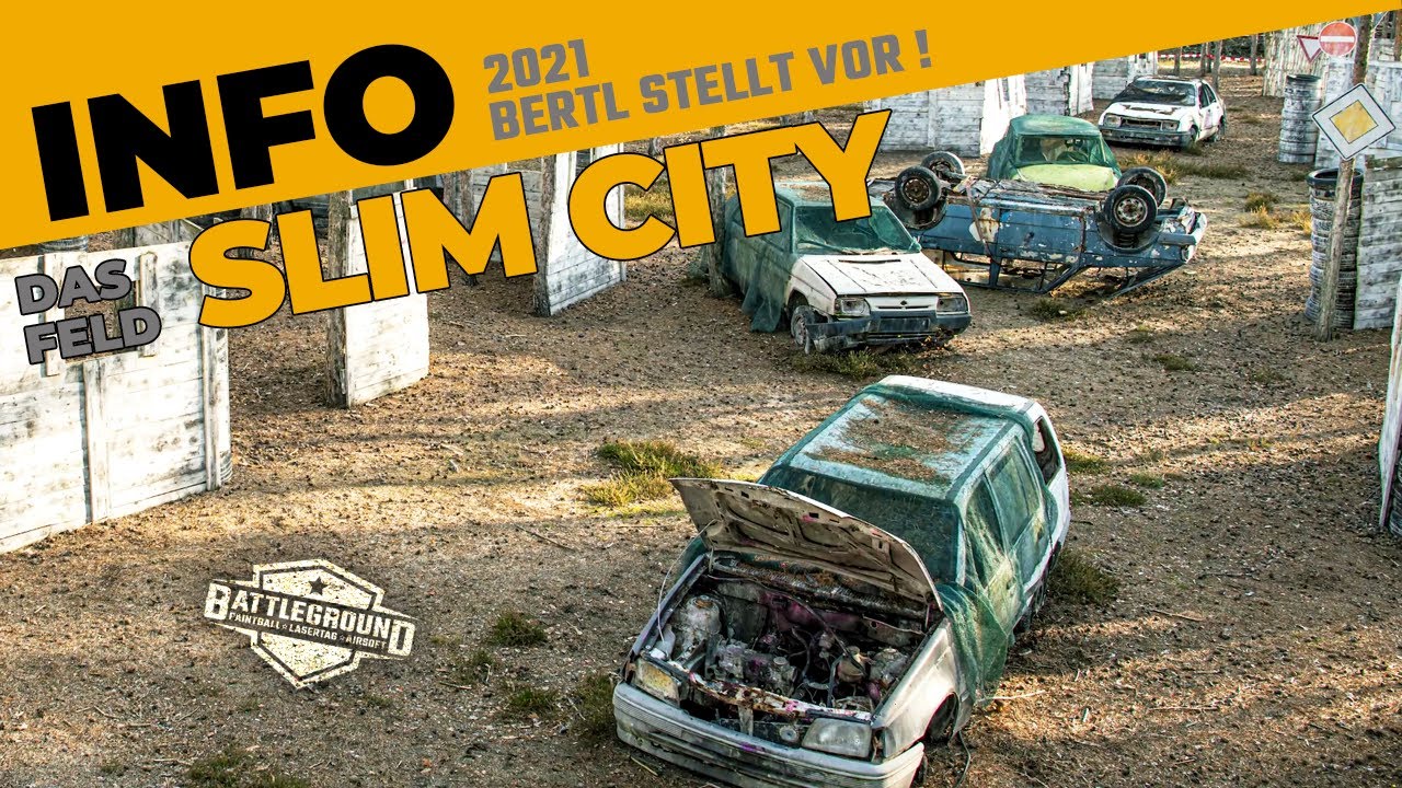 Battleground Game Maps - Das Feld SLIM CITY  - Bertl stellt unsere Paintball Spielfelder vor!