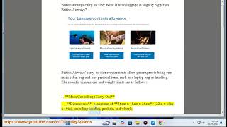 British airways carry on size: What if hand luggage is slightly bigger on British Airways?