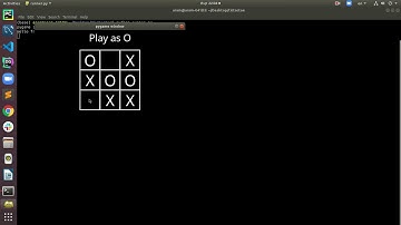CS50 AI project 0 tictactoe