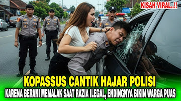 Warga Puas❗ Prajurit Kopassus Wanita Ini Hajar Polisi, Karena Berani Memalak Saat Razia Ilegal