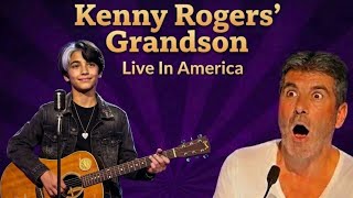 Kenny Rogers Grandson Shocks America  13yearold Caleb Rogers Performs Country Song country