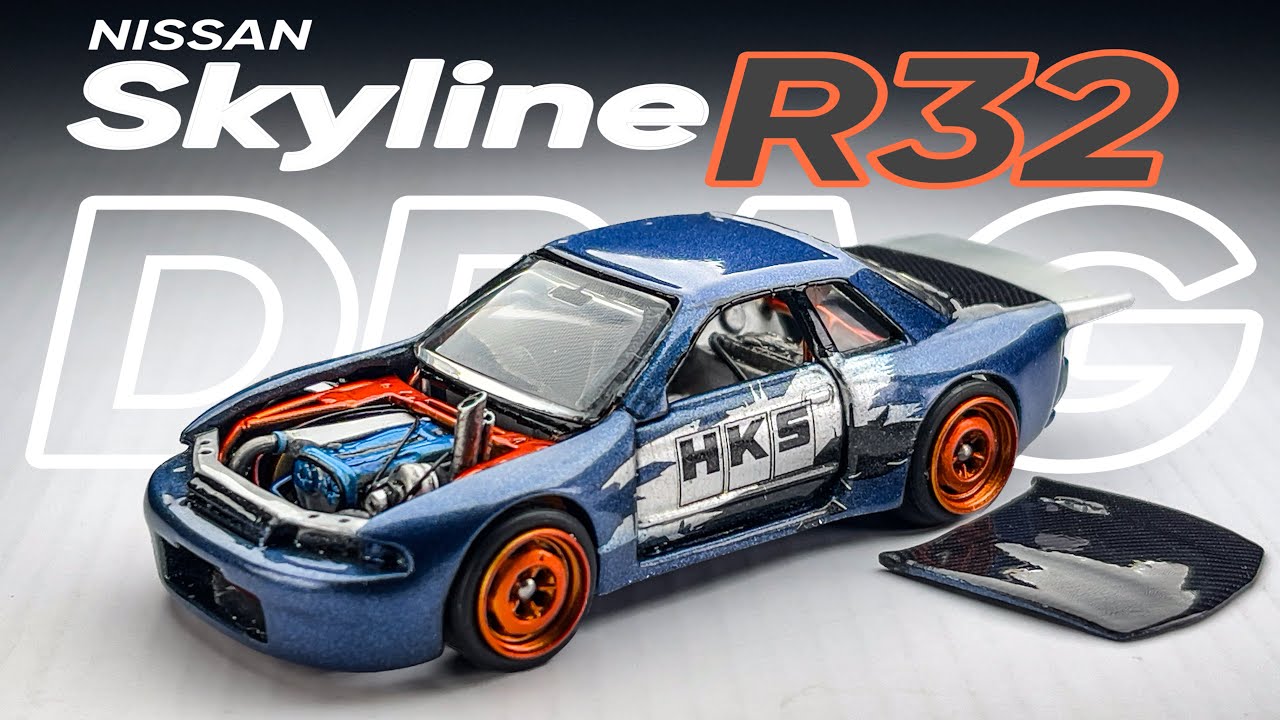 ⁣Nissan Skylline R32 Drag Tomica Custom