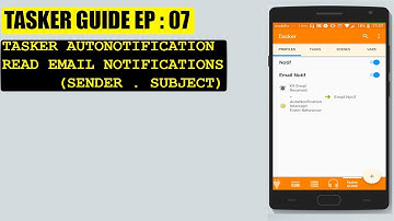 TASKER GUIDE EP 7 make tasker read email notifications (autonotification)